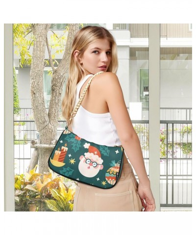 Crossbody Bags for Women Shoulder Purse Santa Teacher Handbags Stylish Clutch Purse with Chain Strap $16.49 Totes