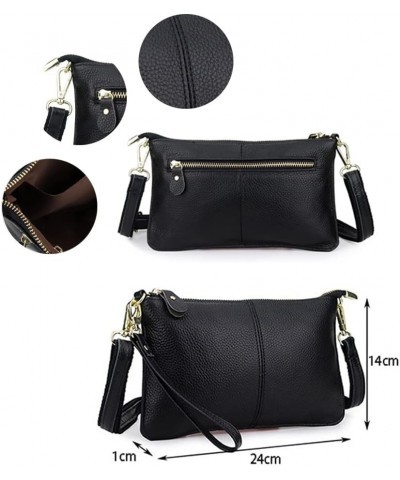 Fashion Women's Leather Crossbody Bag, Mini Shoulder Bag Wallet Phone Purse Clutch with Wrist Strap 12 $26.23 Crossbody Bags