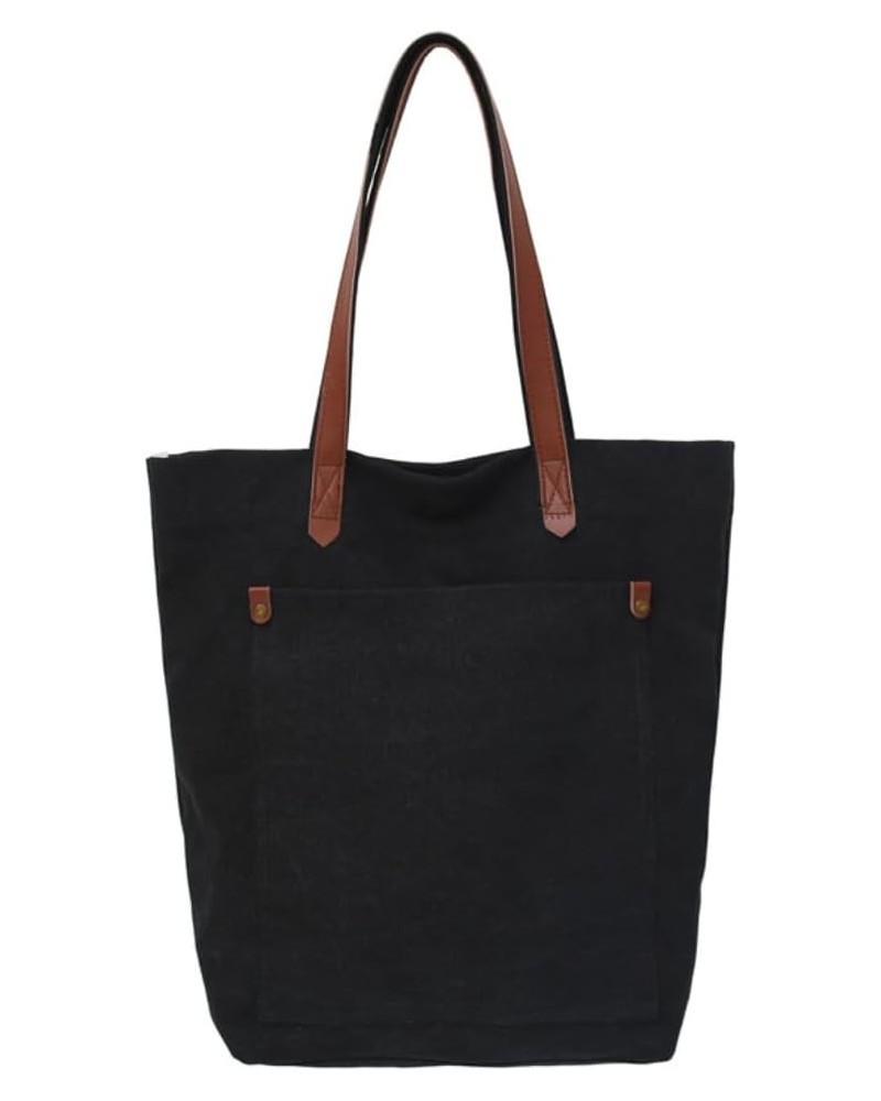 Cute Tote Bag Large Tote Bag Canvas Tote Bag Work Tote Bags for Women Tote Bag Aesthetic Everything Tote Bag Black $13.02 Totes