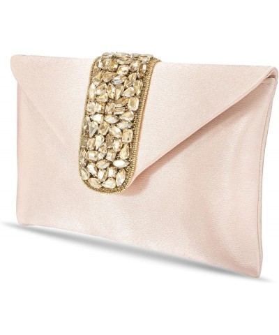 Indian Potli Bags For Women Evening Bag Clutch Ethnic Bride Purse Peach $18.45 Evening Bags