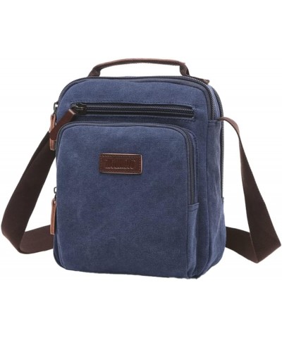 Canvas Messenger Bag for Men Women Large Capacity Crossbody Shoulder Bag Casual Canvas Tote Bag Satchel Hobo Bag Navy $17.46 ...