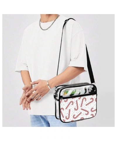 Clear Shoulder Handbag Fashion Waterproof Shoulder Bag With Adjustable Strap Color731 $12.50 Totes