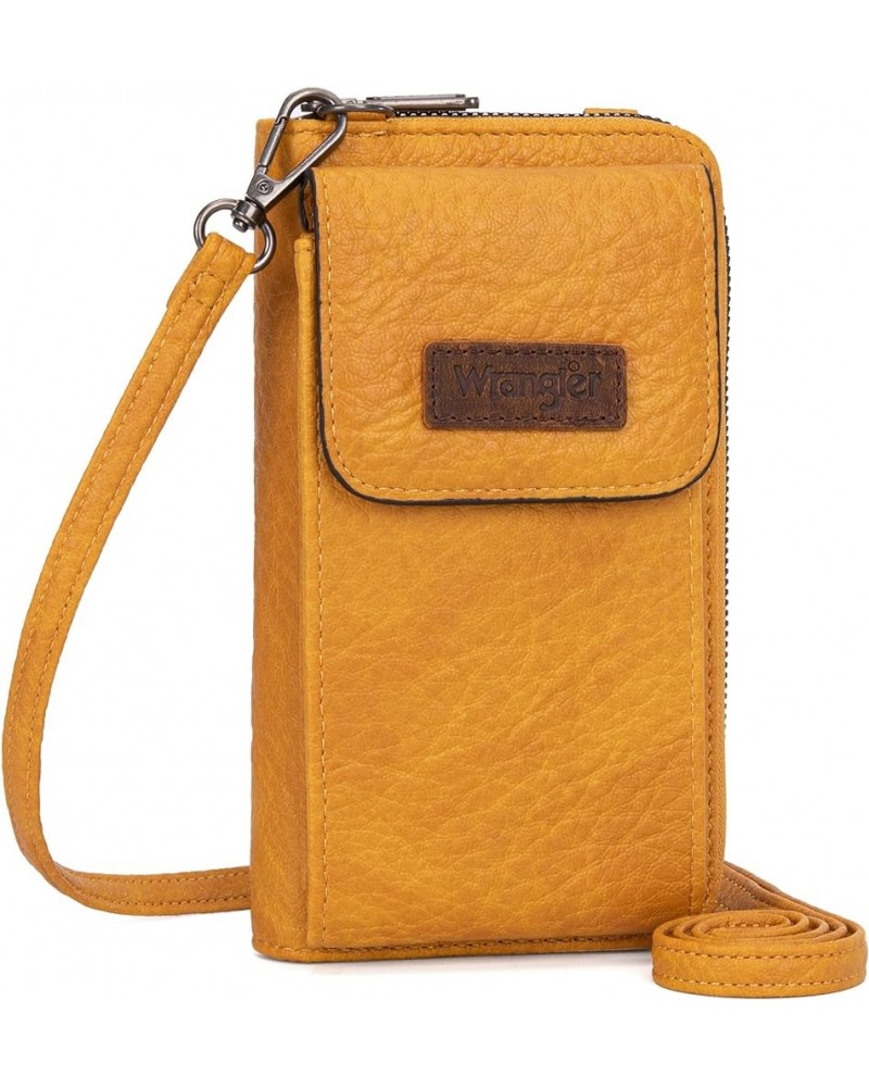 Sling Bag for Women Trendy Leather Crossbody Packs WG148-204 Yellow $13.33 Crossbody Bags