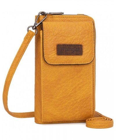 Sling Bag for Women Trendy Leather Crossbody Packs WG148-204 Yellow $13.33 Crossbody Bags