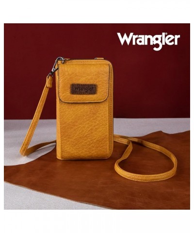 Sling Bag for Women Trendy Leather Crossbody Packs WG148-204 Yellow $13.33 Crossbody Bags