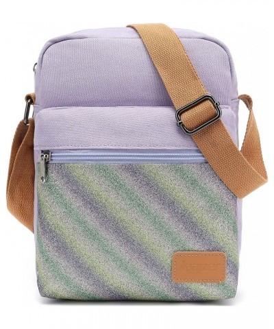 Girls Crossbody Purses for Kids 2 PCS Cross Body Bag Women Messenger Bag Girls Canvas Bag Cross Body Purse Set Sd12-purple $1...