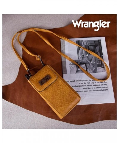 Sling Bag for Women Trendy Leather Crossbody Packs WG148-204 Yellow $13.33 Crossbody Bags