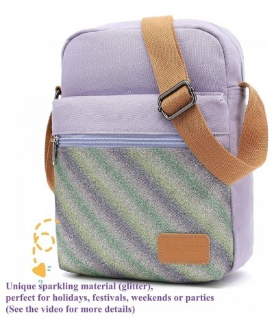 Girls Crossbody Purses for Kids 2 PCS Cross Body Bag Women Messenger Bag Girls Canvas Bag Cross Body Purse Set Sd12-purple $1...