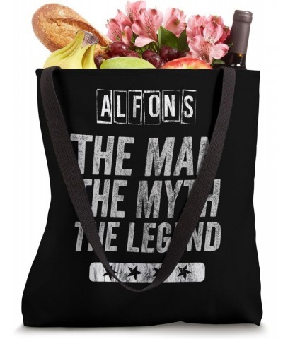 Mens Alfons The Man The Myth The Legend First Name Alfons Tote Bag $17.39 Totes