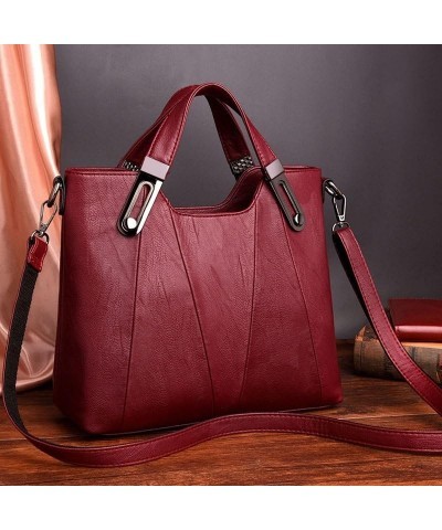 Women Shoulder Bags, Women Leather Luxury Handbags Bags Designer Ladies Crossbody Hand Bags For Women Casual Tote Purple $27....