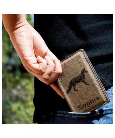 ID Holder Wallet, Horse Head 3, Personalized Engraving Included (Light Brown) Teal $11.20 Wallets