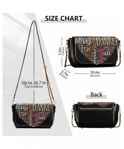 Crossbody Bags for Women Trendy Women's Black Shoulder Bag Small PU Leather Flap Cross Body Bag Handbags Pattern3 $22.54 Cros...