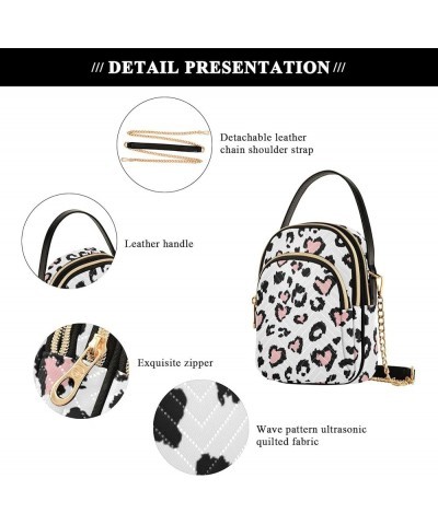 Women's Crossbody Bag, Cow Pattern Three Zipper Design Handbag Shoulder Bag Wallet Color092 $14.29 Crossbody Bags