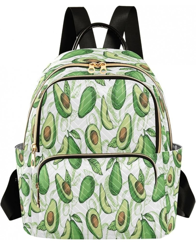 Women Backpack Purse Avocado Fashion Shoulder Bags Travel Backpack Small Daypacks S Small $15.08 Backpacks