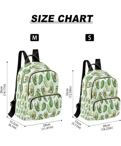 Women Backpack Purse Avocado Fashion Shoulder Bags Travel Backpack Small Daypacks S Small $15.08 Backpacks