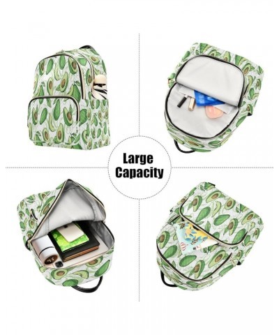 Women Backpack Purse Avocado Fashion Shoulder Bags Travel Backpack Small Daypacks S Small $15.08 Backpacks