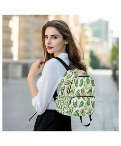 Women Backpack Purse Avocado Fashion Shoulder Bags Travel Backpack Small Daypacks S Small $15.08 Backpacks