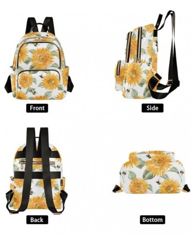 Sunflowers Backpack Purse for Women Fashion Travel Bag Ladies Shoulder Bags with Strap Handbag Lady Purse,M Medium $18.89 Bac...