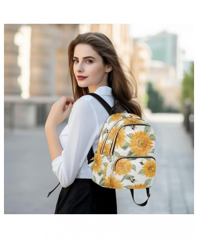 Sunflowers Backpack Purse for Women Fashion Travel Bag Ladies Shoulder Bags with Strap Handbag Lady Purse,M Medium $18.89 Bac...