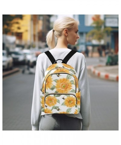 Sunflowers Backpack Purse for Women Fashion Travel Bag Ladies Shoulder Bags with Strap Handbag Lady Purse,M Medium $18.89 Bac...