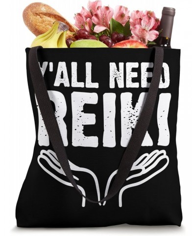 Y'All Need Reiki Meditation Reiki Healing Energy Tote Bag $15.95 Totes