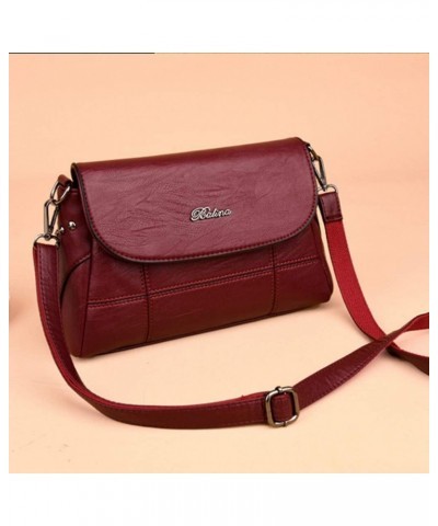 Women's Fashion Shoulder Bag Solid Color Messenger Bag Bag Wild Guitar Strap Crossbody Bags For Women $11.07 Shoulder Bags