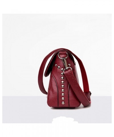 Women's Fashion Shoulder Bag Solid Color Messenger Bag Bag Wild Guitar Strap Crossbody Bags For Women $11.07 Shoulder Bags