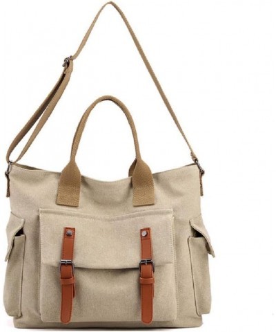 Womens Crossbody Handbags Canvas Shoulder Purse Daily Shopper Satchel Work Bag Travel Purse Top Handle Tote Bag Khaki $18.87 ...