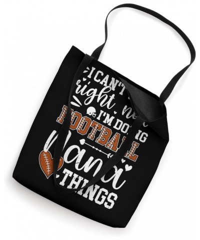 Doing Football Nana Things Nana Of A Football Player Tote Bag $15.11 Totes