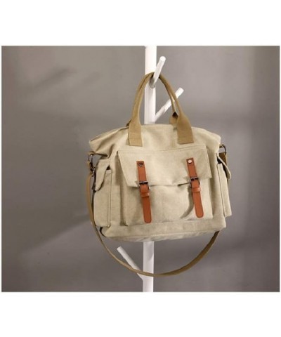 Womens Crossbody Handbags Canvas Shoulder Purse Daily Shopper Satchel Work Bag Travel Purse Top Handle Tote Bag Khaki $18.87 ...