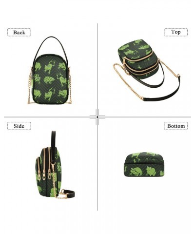 Funny Frog Crossbody Bags for Women with Shoulder Strap Multi Pocket Cell Phone Purse Trendy Shoulder Handbags Wallet Outdoor...