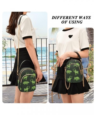 Funny Frog Crossbody Bags for Women with Shoulder Strap Multi Pocket Cell Phone Purse Trendy Shoulder Handbags Wallet Outdoor...