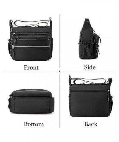 Nylon Crossbody Bags for Men Lightweight Shoulder Bag Multipockets Business Messenger Purses Handbags Green $29.22 Totes