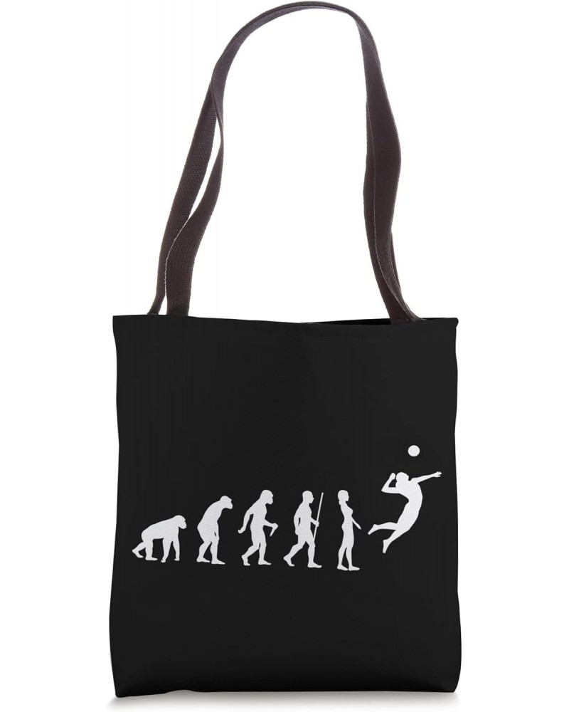 Volleyball - Man Evolution (Darwin) Tote Bag $11.36 Totes