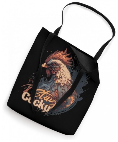 Stay Cocky Funny Chicken Humor Farm Animal Lover Tote Bag $9.89 Totes