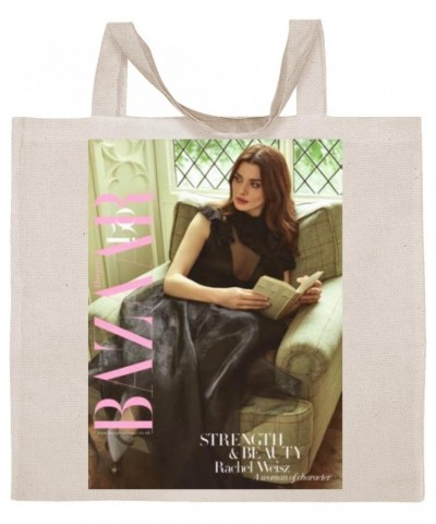 Rachel Weisz - Cotton Photo Canvas Grocery Tote Bag IDPP980056 $21.57 Totes