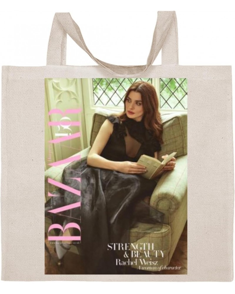 Rachel Weisz - Cotton Photo Canvas Grocery Tote Bag IDPP980056 $21.57 Totes