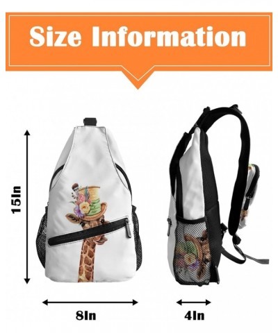 Sling Bag Crossbody Bag for Women Men HOME Daisy Waterproof Hiking Backpack Lightweight Chest Shoulder Bag Daypack for Travel...