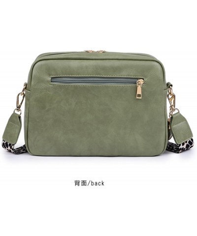 Leather Crossbody Bag for Women Triple Zip Small Handbag Mobile Phone Pouch Bag Grey $20.55 Totes