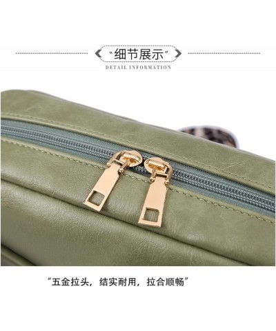 Leather Crossbody Bag for Women Triple Zip Small Handbag Mobile Phone Pouch Bag Grey $20.55 Totes