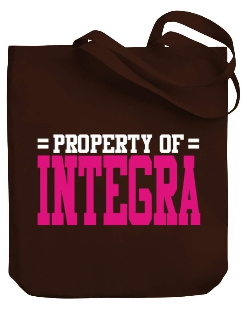 Property of Integra Bicolor Canvas Tote Bag 10.5" x 16" x 4 $18.40 Totes