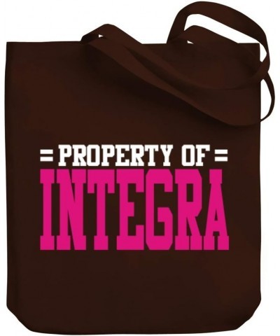 Property of Integra Bicolor Canvas Tote Bag 10.5" x 16" x 4 $18.40 Totes