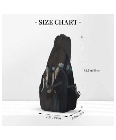 Sling Crossbody Bag Agust Rapper D Adjustable Strap Chest Shoulder Bags For Women Men Travel Backpack $14.87 Crossbody Bags