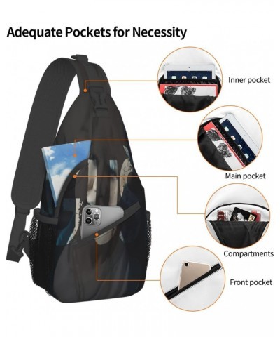 Sling Crossbody Bag Agust Rapper D Adjustable Strap Chest Shoulder Bags For Women Men Travel Backpack $14.87 Crossbody Bags