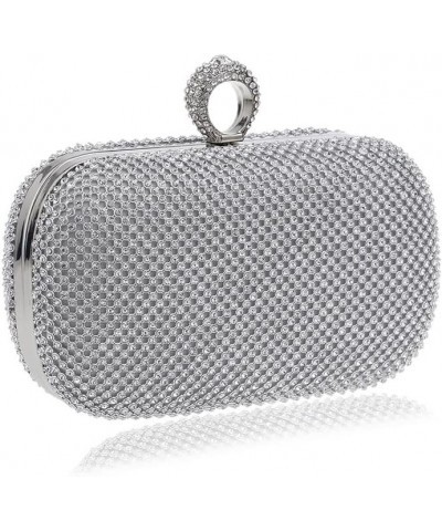 Rhinestone Evening Clutch Black $17.20 Evening Bags