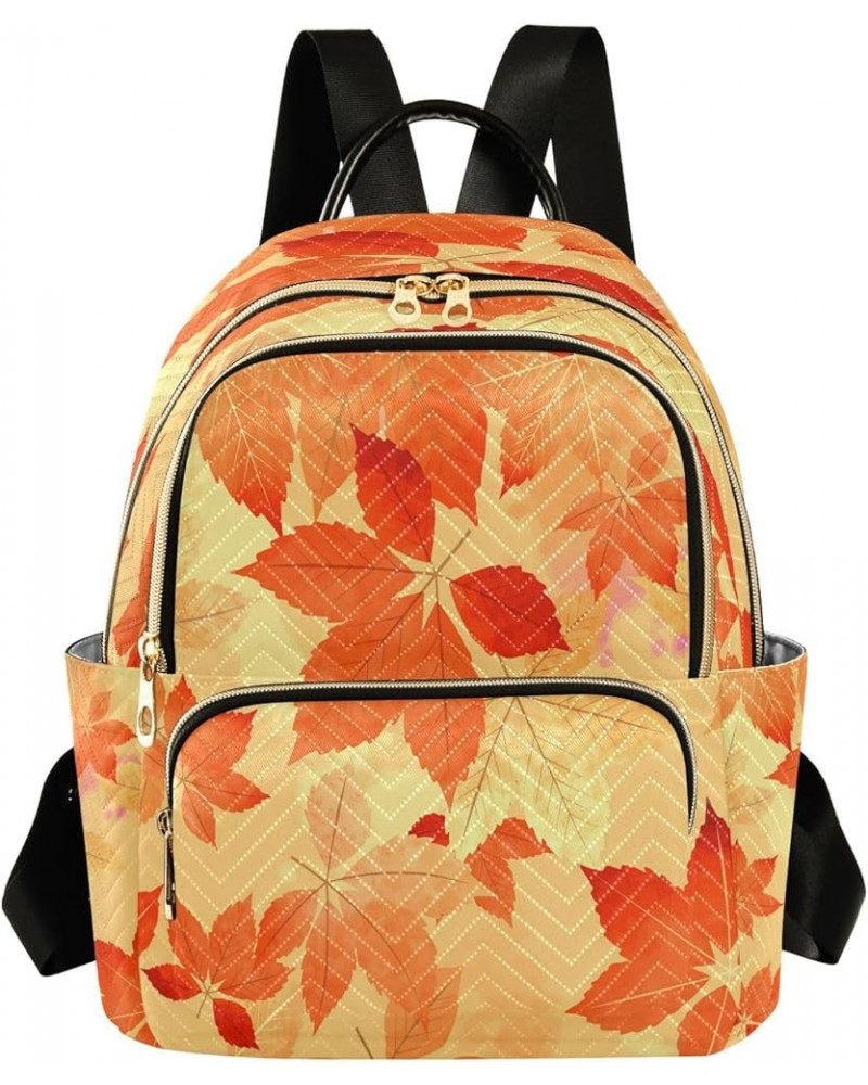 Fashion Backpack Mini Backpack Purse Casual Daily Backpack Autumn Leaf Fall for Travel for College Work Medium $19.37 Backpacks