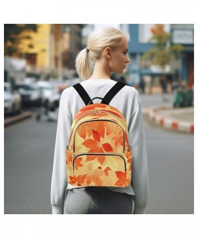 Fashion Backpack Mini Backpack Purse Casual Daily Backpack Autumn Leaf Fall for Travel for College Work Medium $19.37 Backpacks