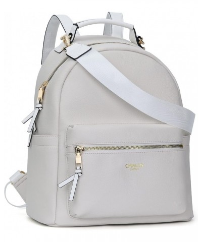 Backpack Purse for Women Class Vegan Leather Fashion School Daypack Multipurpose Design Normal (13.5-in Hight) White-past $11...