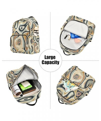 Magic Abstract Women Backpack Purse Ladies Fashion Shoulder Bag Daypack Travel Bag 7.5L Medium $17.66 Backpacks