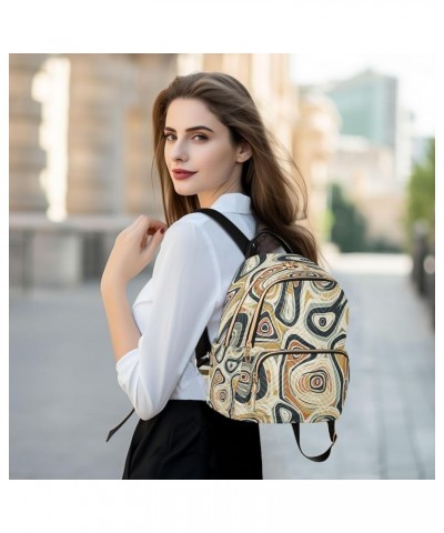 Magic Abstract Women Backpack Purse Ladies Fashion Shoulder Bag Daypack Travel Bag 7.5L Medium $17.66 Backpacks